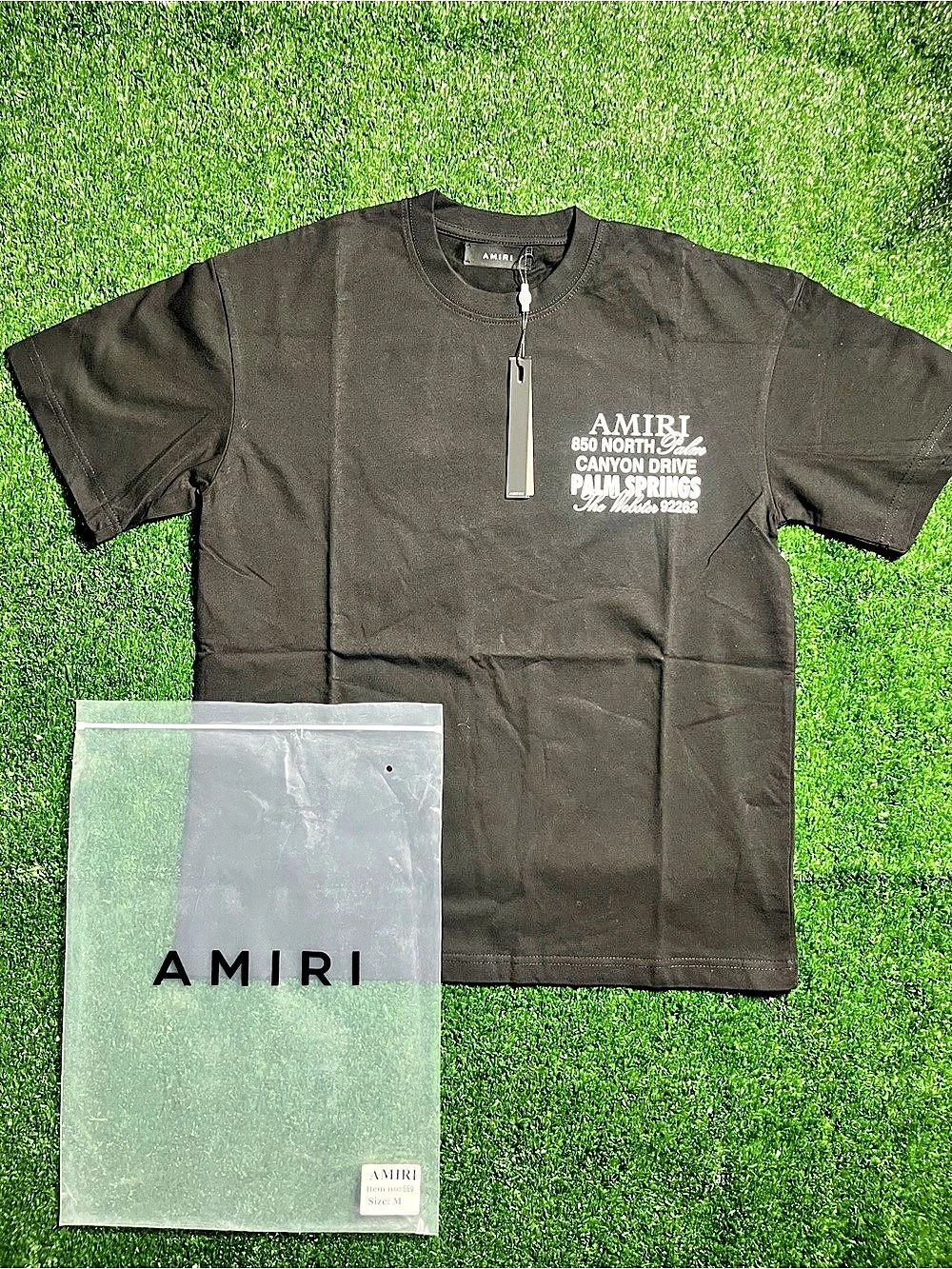 AMIRI x The Webster Stacked Bones T-Shirt Black